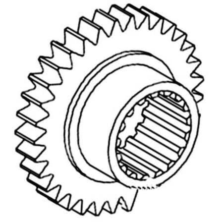 Aftermarket Trans Countershaft Pinion Gear Made Fits Massey Ferguson Tractor Model 1617923M3